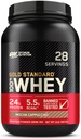 최적 영양 골드 표준 100 % Whey Protein Powder, Mocha Cappuccino, 2 파운드 (패키지 May Vary)