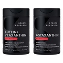 Sports Research® Eye Support - 20mg Lutein + 4mg Zeaxanthin은 Lute-Gen® 및 6mg Astaxanthin은 아이슬란드 아탈피 (120 Softgels 각각)에서 보충합니다.