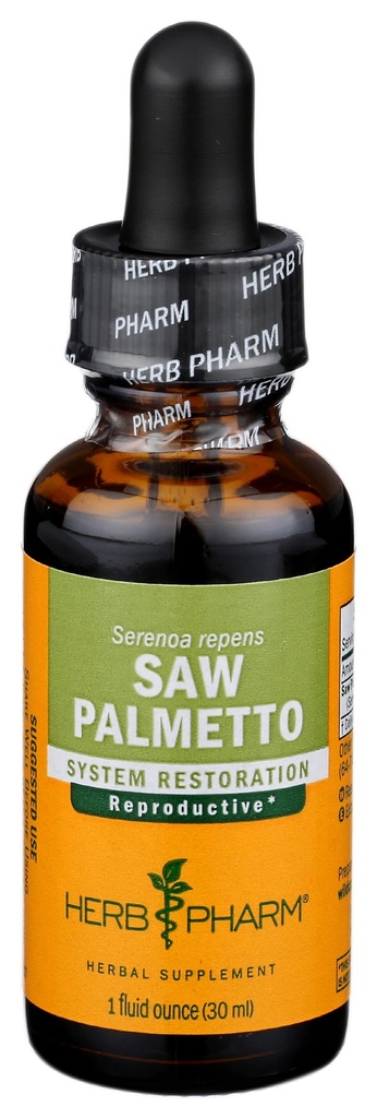 허브 Pharm은 전립선 지원을위한 Palmetto Berry 액체 추출물을 보았습니다 - 1 Ounce (DSAW01)