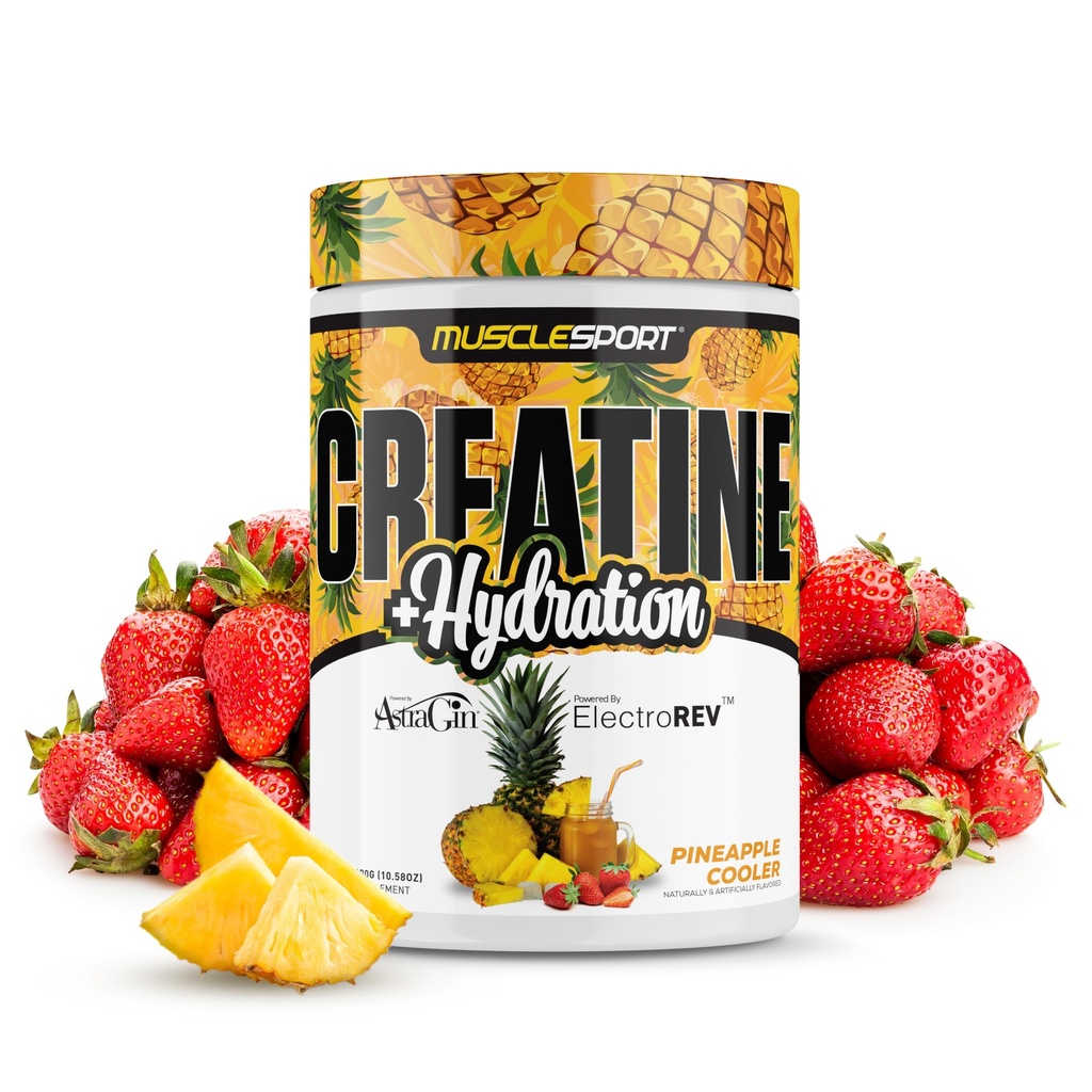 Musclesport Creatine Hydration 300g (Pineapple 쿨러)