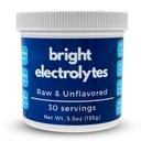 밝은 Hydration Electrolyte Powder - Raw & Natural - 추가 된 맛 없음, Zero Sugar - Sea Salt, Himalayan Pink Salt, 마그네슘 및 칼륨 - 중간 5.5 oz Jar
