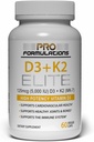 프로 포뮬레이션 MD D3 + K2 엘리트 - 비타민 D3 + 비타민 K2 - 60 일 공급 - 높 순수성, Bioavailable MK-7