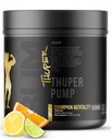RAW Thuper Pump Stim Free Pre Workout Powder - 최대 근육 펌프 및 강도 건물을위한 High-Dosage Caffeine-Free Pre Workout - Creatine와 비 자극제 운동 - 20 서빙, 챔피언 성숙