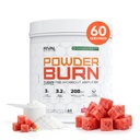 RIVAL NUTRITION Powder Burn Pre-Workout Energy Powder for Men and Women I Watermelon Candy, 60 서빙 | 클렌징 성분 I 3g L-Citrulline, 3.2g Beta-Alanine 및 200mg 천연 카페인