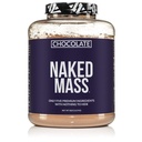 NAKED 초콜릿 대량 게인 - 모든 천연 체중 게인 단백질 분말 - 8lb 대량, GMO 무료, 글루텐 무료 & 콩 무료. 인공 성분 없음 - 1,360 칼로리