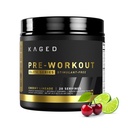 Kaged Pre Workout Elite Stim Free Powder | 체리 라임드 | 크레아틴, 베타 알라닌, L-Citrulline | 카페인 | 20 인분