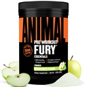 동물성 모피 전 운동 분말 - 녹색 사과, 350mg 카페인, BCAA 아미노산, 2g beta 알라닌, Citrulline & Tyrosine, 에너지, 초점, 힘, 내구시간, 남자 & 여자를 위한 Preworkout, 30의 서빙