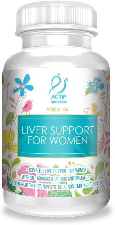 ACTIF Liver 20 + 고급 팩터 및 오메가 3 - 미국, 90 개로 제작 된 비 GMO 지원
