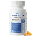 NAC 보충교재 900 mg – 간결 Detox & 수선, 산화 방지제 & 세포질 건강, 알콜 방위 지원 – 우유 이틀, 심황, Dandelion & Artichoke를 가진 N 아세틸 Cysteine 캡슐 – 120 조사