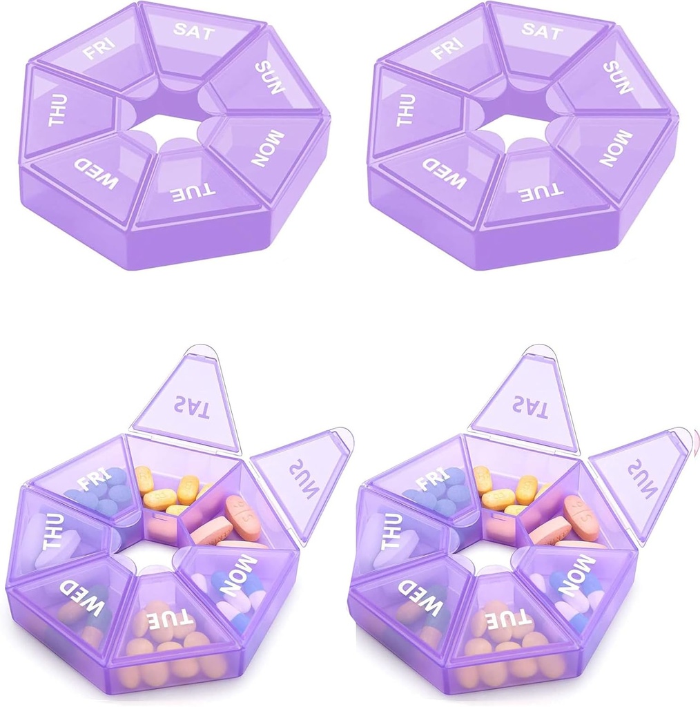 주간 알약 주최자 큰 7 일 알약 상자 조직자 비타민 물고기 기름 알약을 위한 매일 약 상자는 친절한 관절염을 보충합니다