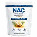 NAD+를 가진 표준 실험실 NAC 600mg 매일 단지, N 아세틸 Cysteine 보충교재 캡슐, 산화 방지제 지원 공식, Vegan, 비 GMO, 글루텐 자유로운, 300 Softgels