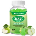 성인 & 아이 1200mg를 위한 NAC Gummies, NAC 보충교재 N 아세틸 Cysteine, Immune 지원, NAC Chewable 지원 간 건강, 수가 자유로운, 녹색 Apple 풍미