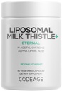 코질 Liposomal 우유 Thistle+ 보충교재 - Silybum Marianum, NAC, Artichoke 잎, Dandelion 뿌리, 알파 Lipoic 산, BioPerine, Liposomal 납품에서 Silymarin - 비 GMO - 60의 캡슐