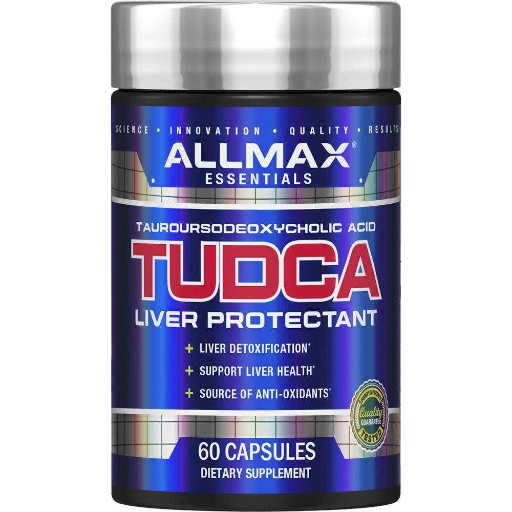 ALLMAX TUDCA + - 60 캡슐 - 간과 및 구트 건강 - 글루텐 무료 및 비 GMO - 60 서빙