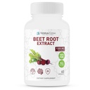 레드 Beetroot 추출물 1300mg / 서빙 - 분말 Beetroot 보충 - 60 캡슐 - 1 개월 - Vegan Friendly - 미국에서 만든
