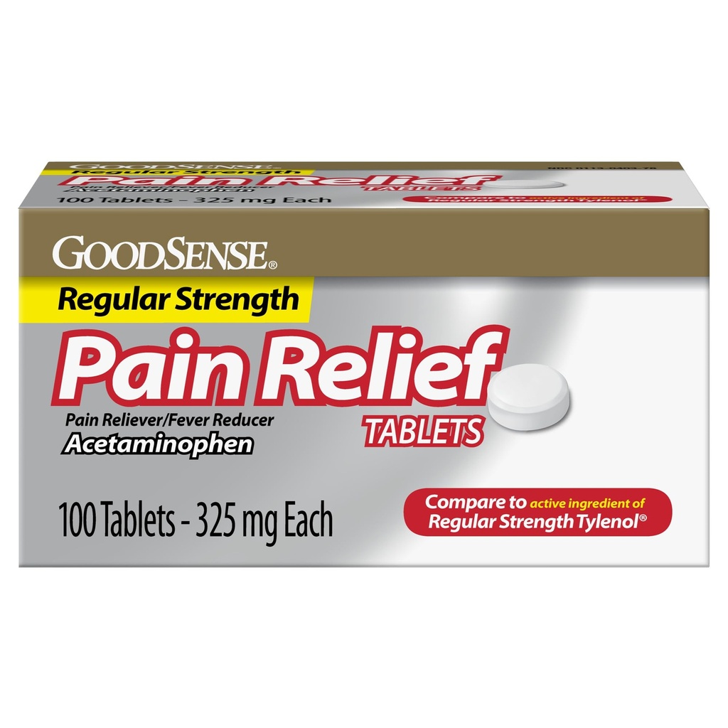 진통, Acetaminophen 정제 325 mg의 일정한 힘, 고통 Reliever 및 Fever 흡진기