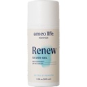 Ameo Life Extra Strength Colloidal Silver Gel 35 ppm - PH Balanced, 건강한 피부를위한 구조화 실버 젤, Minor Cuts, Scrapes & Burns - 회춘을위한 자연 스킨 케어 (100ml)