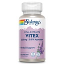 SOLARAY Vitex Berry 추출물 225 mg - 여성을위한 Chasteberry 보충 - 전통 호르몬 균형 지원 - Chaste Tree Berry - Vegan, Lab Verified - 60 서빙, 60 VegCaps