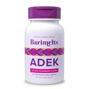 Barimelts ADEK - 60 빠른 용해 정제 (2 개월 공급) - 비타민 A, 비타민 D, 비타민 E 및 비타민 K, 천연 딸기 풍미를 포함한 여성을위한 Sugar-Free Bariatric 비타민