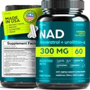 NAD 보충교재 300Mg 여분 힘 NMN 대안 Liposomal + 여성 & 남자 w/ Urolithin A, Resveratrol, CoQ10의 알파 Lipoic 산을 위한 녹차