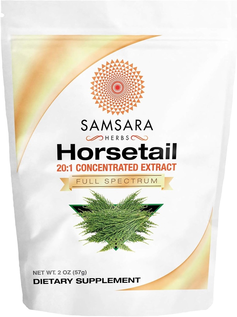 Samsara 허브 말 꼬리 분말 (2oz/57g) - 20:1 집중된 추출물