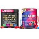 남성 & 여성을 위한 Creatine Monohydrate Gummies, 9000MG Creatine Gummies Sugar Free -BCAA 2:1, B12 B6 Boost 힘, 초점 & 내구시간, Vegan, 비 GMO를 위한