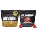 대량 Intantized Creatine 번들, 수용성 전 운동 분말, 지원 근육 건물, 힘 및 성과, Unflavored와 나무 딸기, 60의 서빙에 있는 이익