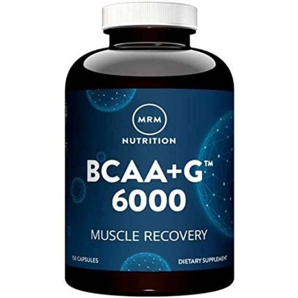 MRM 영양 BCAA + 근육 회복 6000 mg - 여자와 남자를 위해 - 서빙 당 아미노 산의 6g, L 글루타민을 가진 회복 보충교재 복잡한, 글루텐 자유로운 - 25의 서빙