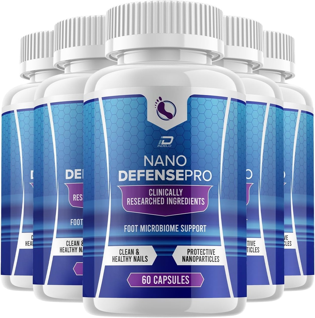 Nano Defense Pro Probiotic 보충교재 - 건강한 못 지원 캡슐을 위한 NanoDefense 직업적인 진보된 공식 최대 힘 남자 여자 (5 팩 - 300의 캡슐)