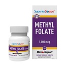 우량한 근원 메틸 Folate 1,000 mcg - 여자 & 남자를 위한 Folate 보충교재 - 메틸을 입힌 Folate 보충교재는 건강한 신경 체계 & 빨간 혈액 세포를 지원합니다 - 60 이하 언어적인 용해 정제