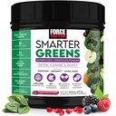 Force Factor Smarter Greens Superfoods Powder to Support Digestion, Gut Health, Bloating, Probiotics, Prebiotics, Digestive Enzymes, & Adaptogens, Pomegranate Berry, 30 서빙
