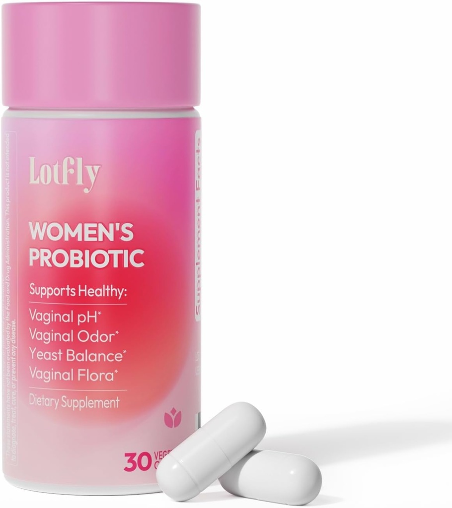 PH 균형 & UTI 지원을 위한 크랜베리 추출물을 가진 여성 100억 CFU를 위한 질 Probiotics, 플러스 Prebiotics & Lactobacillus의 질, 우린 & Gut 건강, 30의 캡슐