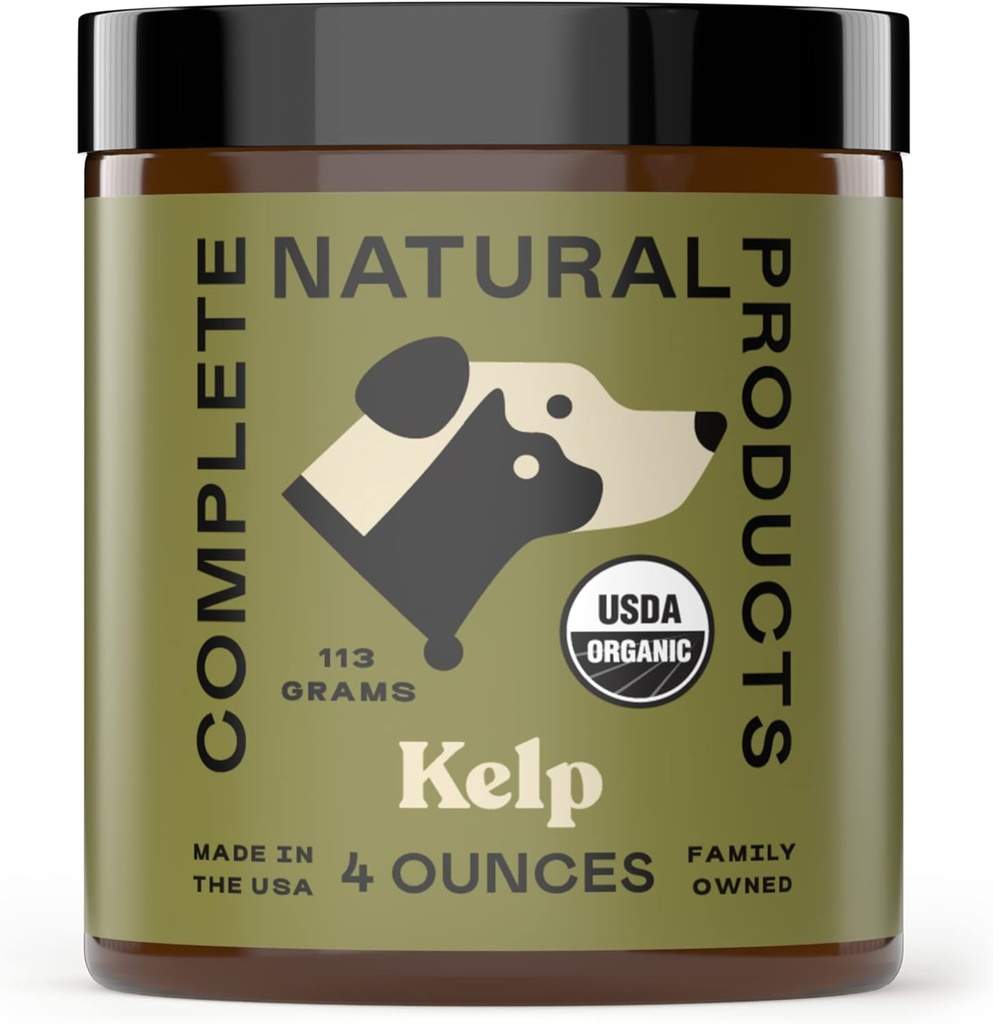 애완 동물을 위한 완벽한 자연적인 제품 유기 Kelp 분말 - 4oz - 순수한 유기 Kelp 분말