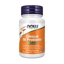 NOW 식품 보충제, 임상 GI Probiotic TM, 50 + 공식, 변형 검증, 60 Veg 캡슐
