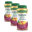자연의 Bounty Probiotic Gummies, 면역 건강 & 소화 균형, 파인애플, 라즈베리 및 오렌지 맛 Gummies, 60 Ct (포장 3)