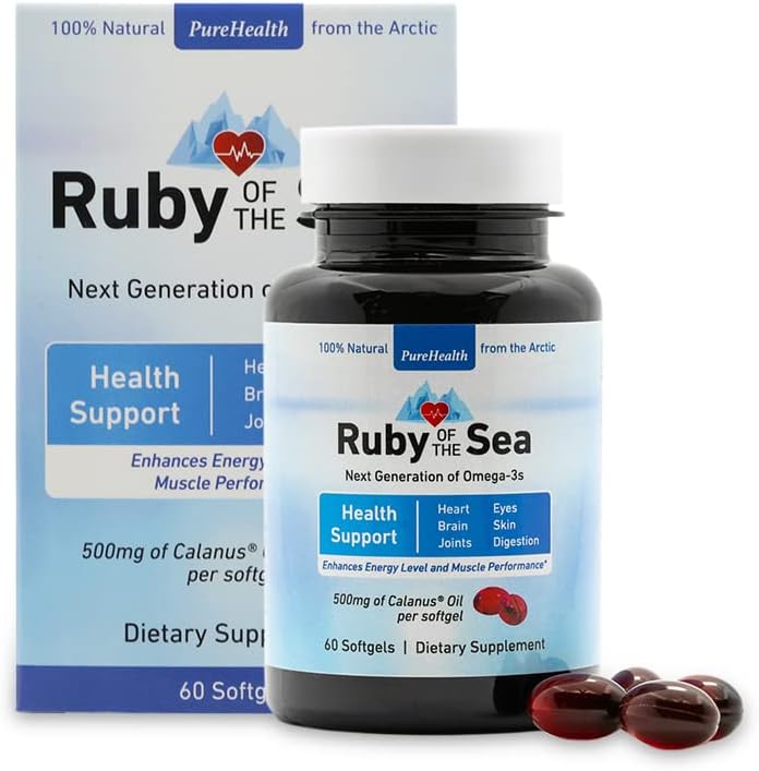 해양 오일 보충 - 모든 천연 칼라 누스 오일, Astaxanthin, Omega-3 및 지방산 - 심장 및 뇌 건강 영양 보충제