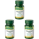 Nature 's Bounty Vitamin C + 아연, 비타민 보충, 면역력 지원, 60 mg, 60 정제 (포장 3)