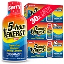 5 시간 ENERGY 탄 정규적인 힘, 베리 풍미, 30 조사, 1.93 Fl Oz, 설탕 자유로운, 영 칼로리, 아미노산 및 정유, 규정식 보충교재, 느낌 경보 및 Energized, 200 mg 카페인