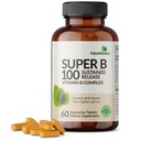 Futurebiotics Super B 100은 비타민 B 복합체 비 GMO, 60 채식 정제를 억제