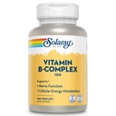 SOLARAY 비타민 B 복합체 100mg - 셀룰러 에너지, Nerve 및 심장 건강 지원 - 모든 8 B 복합체 비타민 공급 - 비타민 B12, B1, B2, B3, B6, Niacin, Folic 산 및 Biotin - Vegan, 100 서빙