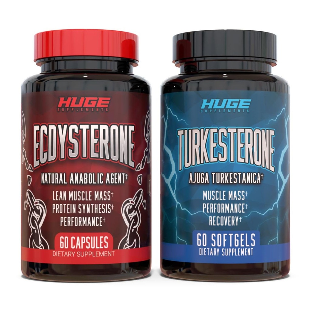 거대한 보충교재 Turkesterone & Ecdysterone 더미, 근육 & 힘, 강화된 흡수 기술 (60의 서빙)