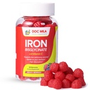 아이와 성인을 위한 철 보충교재 - Liposomal VIT C를 가진 철 bisglycinate Gummies 25mg - 여자와 남자를 위한 Chelated 철 보충교재 - 60 Gummies, 1 달 공급