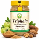 BASIC AYURVEDA Triphala 분말 7.05 Oz (200g) | 암라, Haritaki & Bibhitaki의 100% 자연적인 Ayurvedic 혼합 | 소화 건강, 해독 및 웰빙 지원 | 첨가물 없음 | Vegan & 글루텐 자유로운