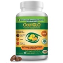 작은 개를 위한 Ocu-GLO Canine 시각 보충교재 10 lb와 Under-90 액체 젤 모자