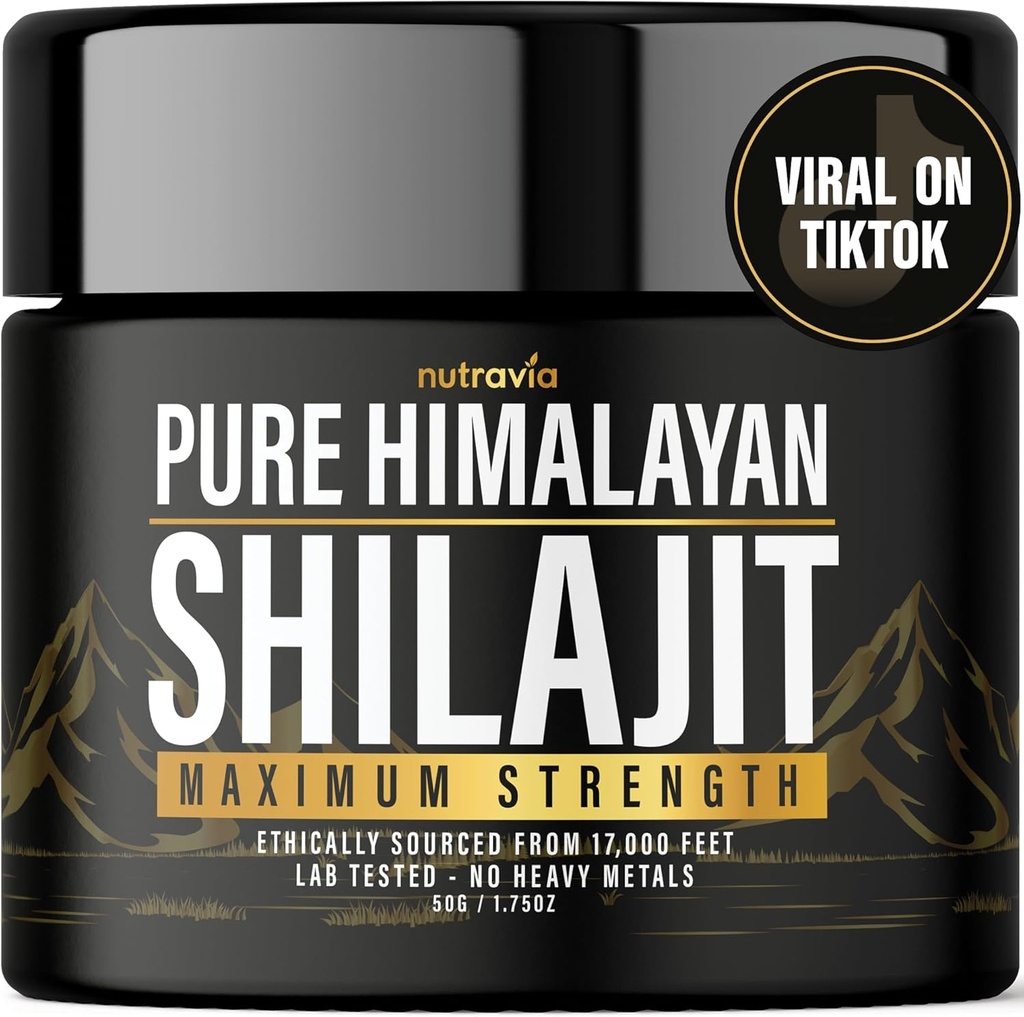 Shilajit 순수한 Himalayan 유기 수지 - 남자, 여자를 위한 자연적인 확실한 실험실에 의하여 시험되는 공식 - 85+ 추적 무기물 황금 급료 Shilajit 보충교재 (1 팩)를 가진 600mg 최대 힘
