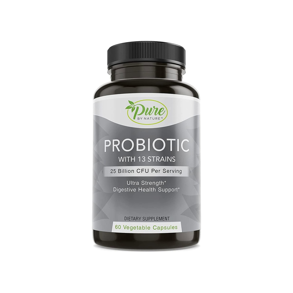 여성 & 남자를 위한 성격 Probiotics에 의하여 순수한, 25억 CFU를 가진 13 Strains, 소화 건강을 위한 Probiotics, 면역성 지원, bloating & 변비, 채식주의자 & 선반 테이블, 60의 캡슐