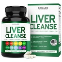 Liver Cleanse Detox & Repair (27 in 1 Formula - Milk Thistle, Dandelion Root, Turmeric, Artichoke Extract & More) - Detox Cleanse Supplement, 성인 지원, Vegan - 60 캡슐