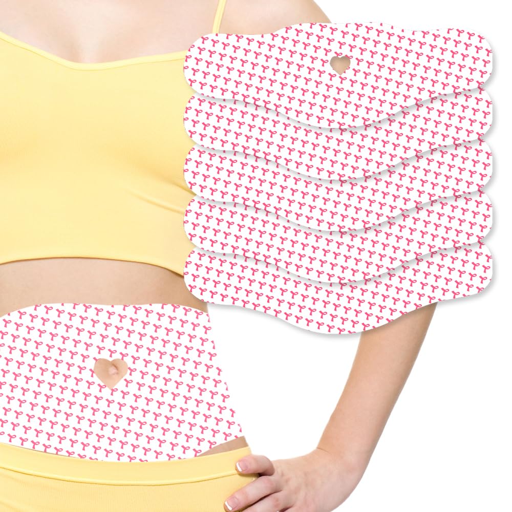 Body Applicator Tummy Sculpting Wrap for Women & Men Capsaicin 모든 천연 성분 빠른 가열 얇은 스티커 (Corset Patch (Pack of 5)) Ver.37 사용하기 쉬운