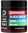 Wormwood 캡슐 보충교재 - 까만 호두, Cloves, Turmeric, Apple, Berberine HCl & 더 많은에서 추출해 - 면역 체계, 몸 관리 - 60의 캡슐을 위해 결합된 11 성분