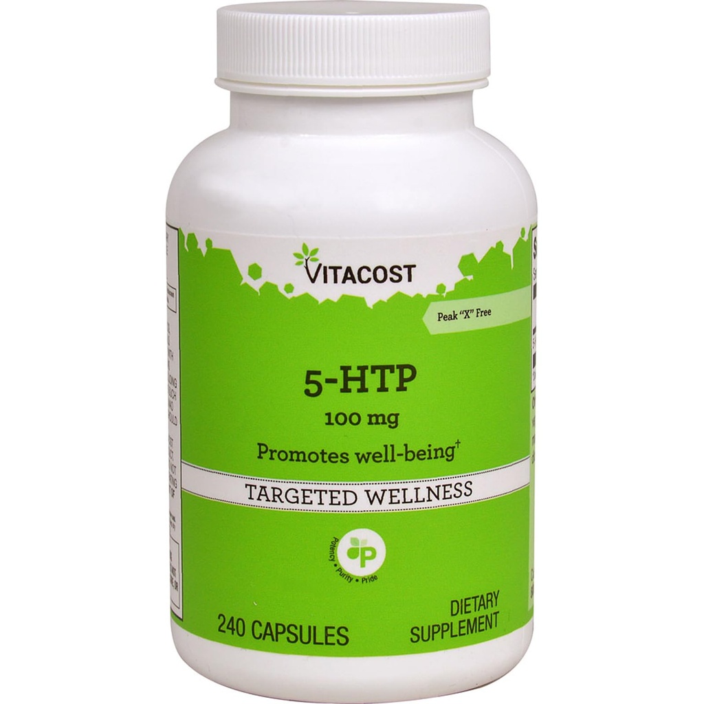 Vitacost 5-HTP - 100 mg - 240 캡슐